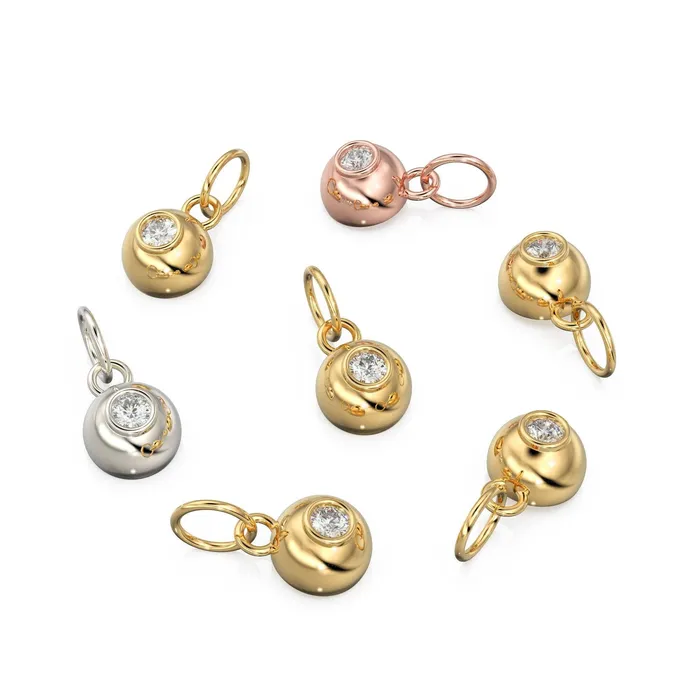 Jalvi Co Necklaces 14K18K Solid Gold Natural Diamond Ball Pendant Dainty Small Necklace Charm Brilliant Cut Round Diamond Pendant Charm Gift for Her Jalvi Co Necklaces 14K18K Solid Gold Natural Diamond Ball Pendant Dainty Small Necklace Charm Brilliant Cut Round Diamond Pendant Charm Gift for Her