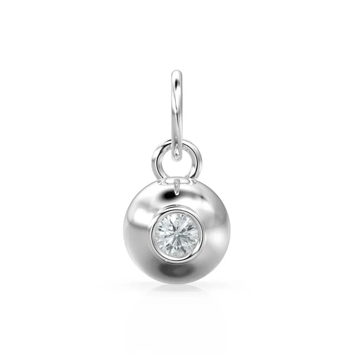 Jalvi Co Necklaces 14K18K Solid Gold Natural Diamond Ball Pendant Dainty Small Necklace Charm Brilliant Cut Round Diamond Pendant Charm Gift for Her Jalvi Co Necklaces 14K18K Solid Gold Natural Diamond Ball Pendant Dainty Small Necklace Charm Brilliant Cut Round Diamond Pendant Charm Gift for Her