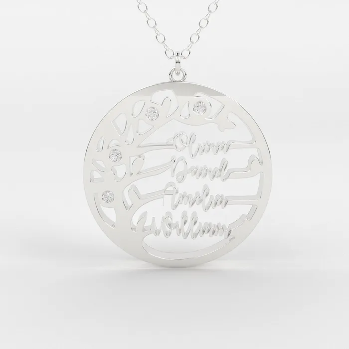 Jalvi Co Necklaces Family Name Necklace 14k Gold Family Tree Necklace Diamond Disc Necklace Multiple Names Necklace Personalized Necklace Gift for her Jalvi Co Necklaces Family Name Necklace 14k Gold Family Tree Necklace Diamond Disc Necklace Multiple Names Necklace Personalized Necklace Gift for her