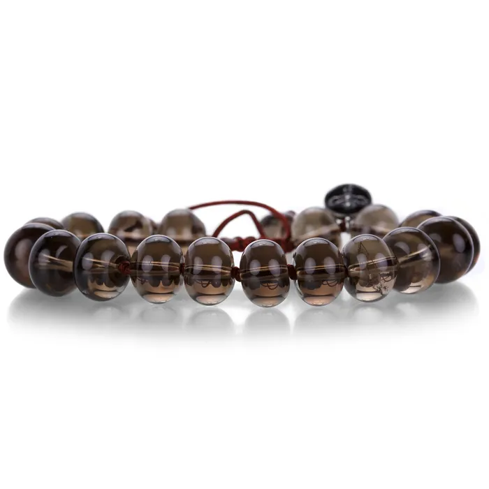 Joseph Brooks Bracelets Smooth 12mm Smoky Quartz Bracelet