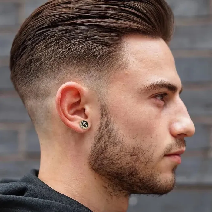 KRKC Earrings Diamond Cross Earrings Round Stud for Men