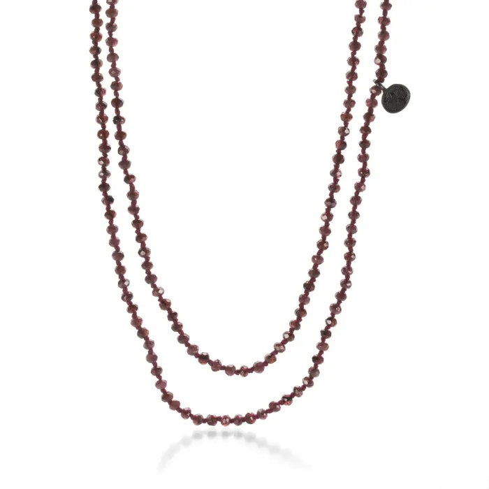 Necklaces Joseph Brooks Red Garnet Necklace