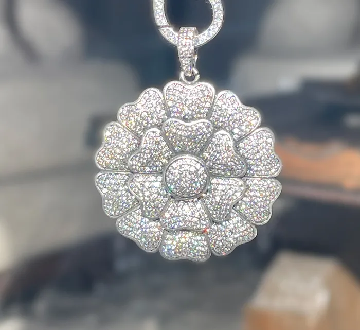 Sophiareneboutiquecom Statement Pave Charm Silver Charm Necklaces