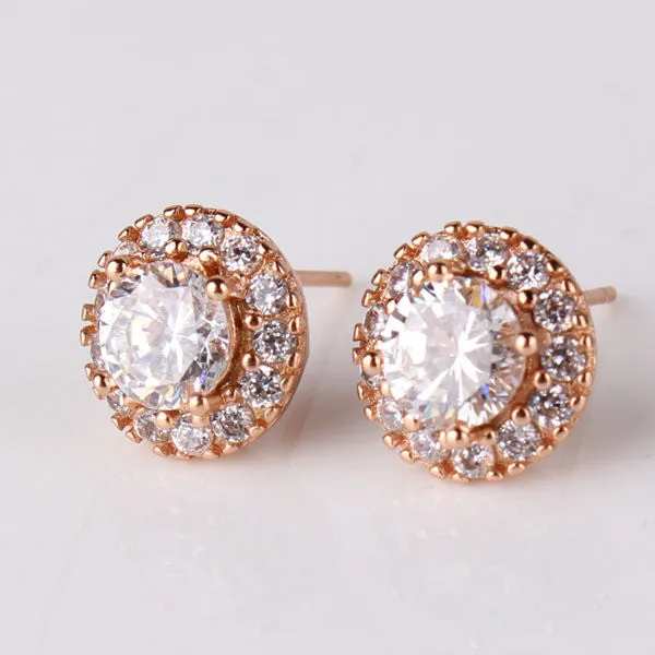 Earrings sparklingselections Women Designer Rose Gold color Earing