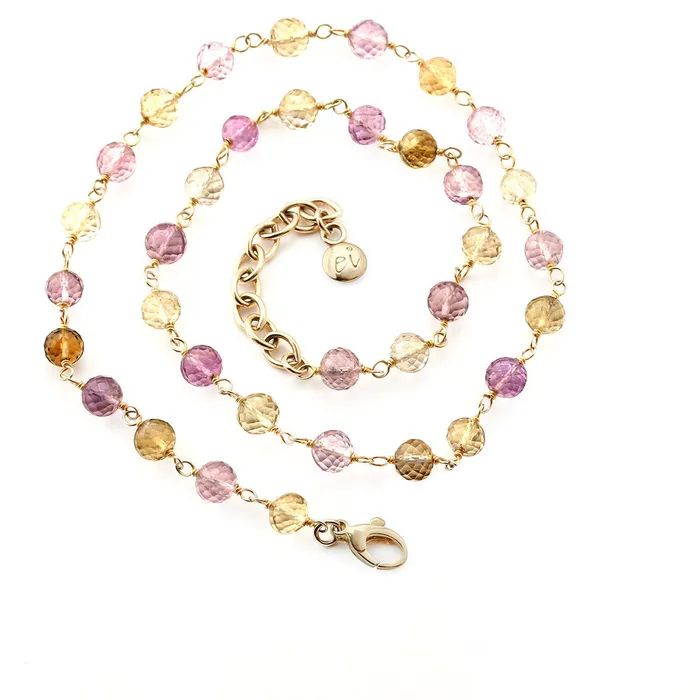 Elisa Ilana Necklaces Amethyst Citrine Necklace 349270