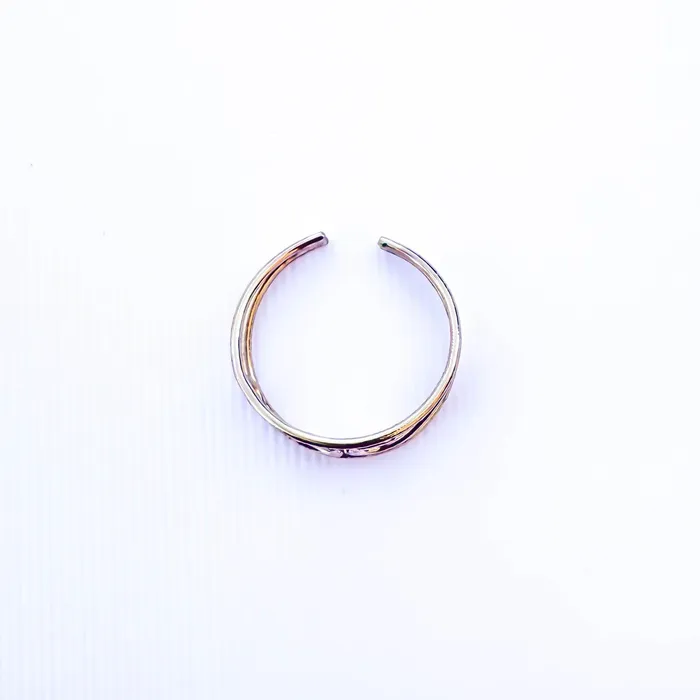 Hoops By Hand Rings 14K Gold Filled S Curved Toe Ring
