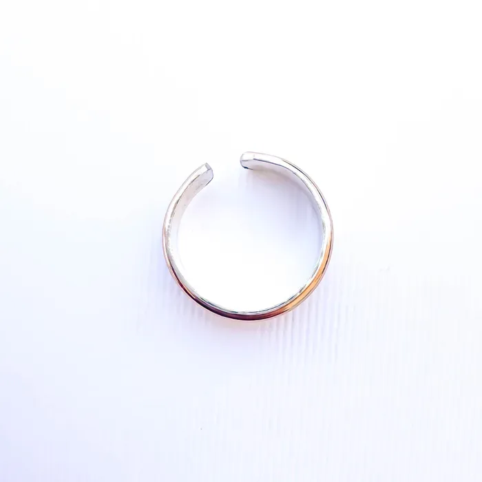 Hoops By Hand Rings Sterling Silver and 14K Rose Gold Filled Multi Layer Toe Ring