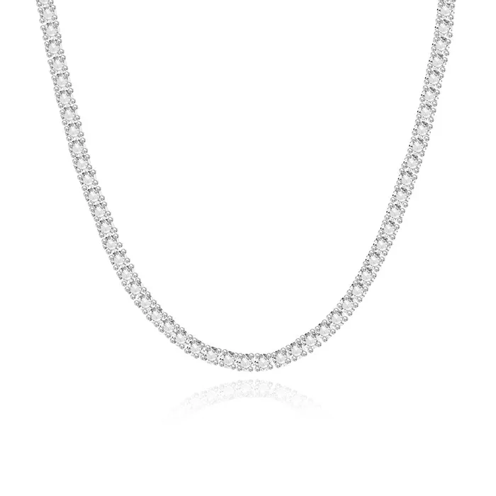 Lab Diamond Tennis Necklace 5CT Alev Jewelry Necklaces