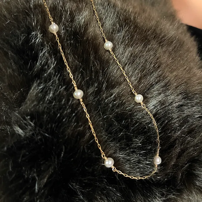 Necklaces Elisa Ilana Pearls by the Yard 14ktgf Necklace Necklaces Elisa Ilana Pearls by the Yard 14ktgf Necklace