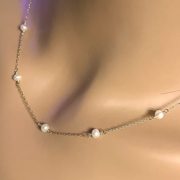Necklaces Elisa Ilana Pearls by the Yard 14ktgf Necklace Necklaces Elisa Ilana Pearls by the Yard 14ktgf Necklace