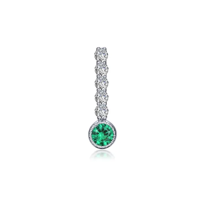 Necklaces Lafonn May Birthstone Love Pendant