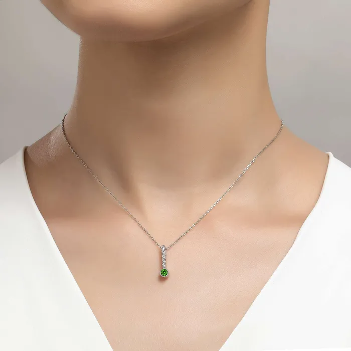 Necklaces Lafonn May Birthstone Love Pendant