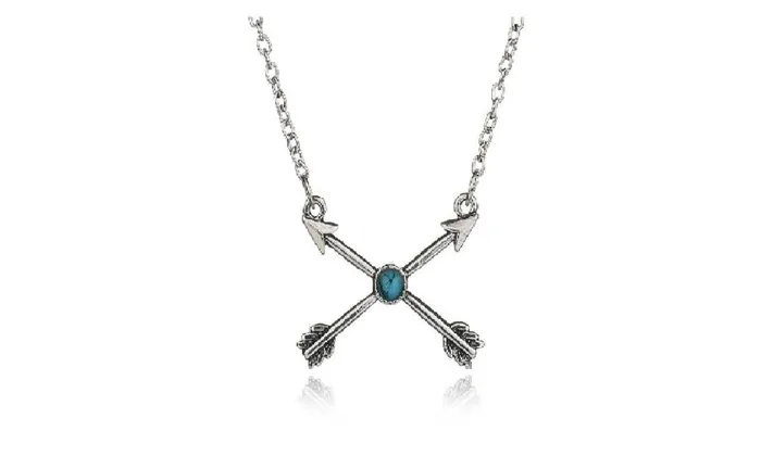 Necklaces Retro Zinc Alloy Arrow Love Cross Lucky Woman Necklace sparklingselections Necklaces Retro Zinc Alloy Arrow Love Cross Lucky Woman Necklace sparklingselections