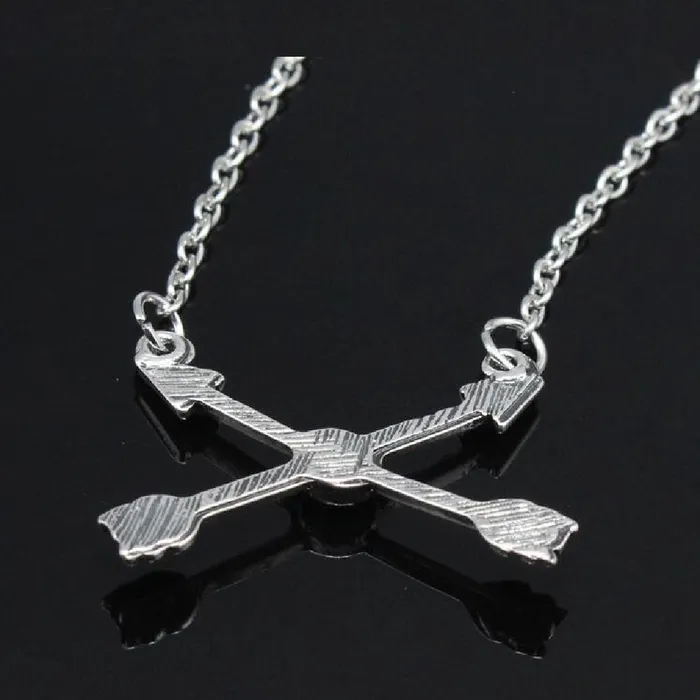 Necklaces Retro Zinc Alloy Arrow Love Cross Lucky Woman Necklace sparklingselections Necklaces Retro Zinc Alloy Arrow Love Cross Lucky Woman Necklace sparklingselections
