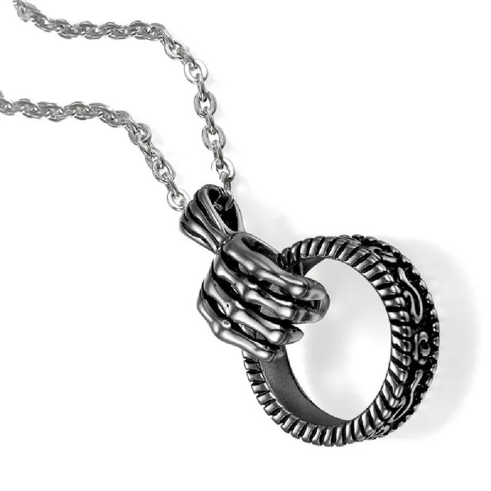 Necklaces sparklingselections New Stainless Steel Skeleton Claw Pendant Necklace Fashion Mens Beautiful Necklaces Necklaces sparklingselections New Stainless Steel Skeleton Claw Pendant Necklace Fashion Mens Beautiful Necklaces