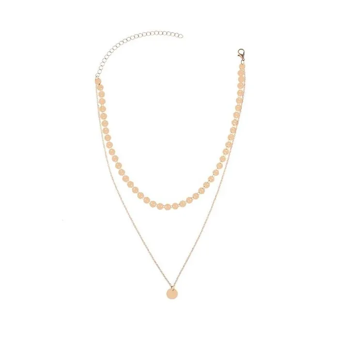 sparklingselections Necklaces new Multi Simple Women Coin Tassel Chain Choker Necklace sparklingselections Necklaces new Multi Simple Women Coin Tassel Chain Choker Necklace