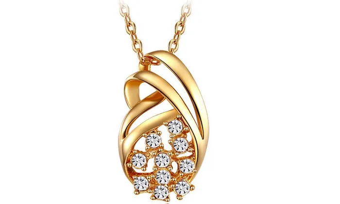 Unique Design Austrian Crystal Rhinestone Pendant Necklace sparklingselections Necklaces Unique Design Austrian Crystal Rhinestone Pendant Necklace sparklingselections Necklaces