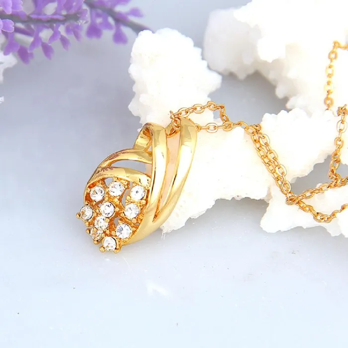 Unique Design Austrian Crystal Rhinestone Pendant Necklace sparklingselections Necklaces Unique Design Austrian Crystal Rhinestone Pendant Necklace sparklingselections Necklaces