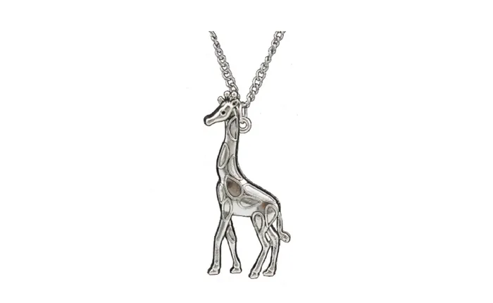 Vintage Silver Giraffe Pendant Necklace For Women sparklingselections Necklaces Vintage Silver Giraffe Pendant Necklace For Women sparklingselections Necklaces