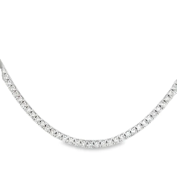 14 Karat Tennis Necklace YaninaCo Jewelry Necklaces