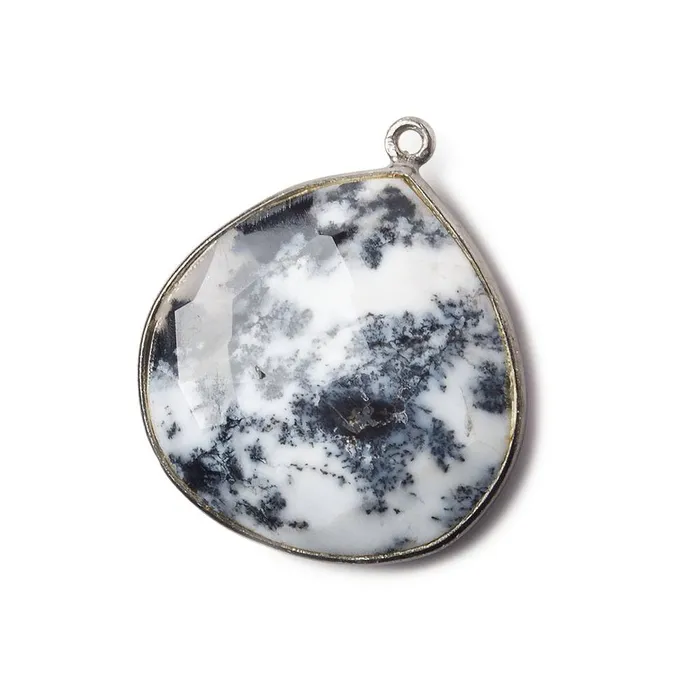 Beadsofcambaycom 26x26mm Black Gold Bezeled Dendritic Opal Heart Focal Bead Pendant Necklaces Beadsofcambaycom 26x26mm Black Gold Bezeled Dendritic Opal Heart Focal Bead Pendant Necklaces