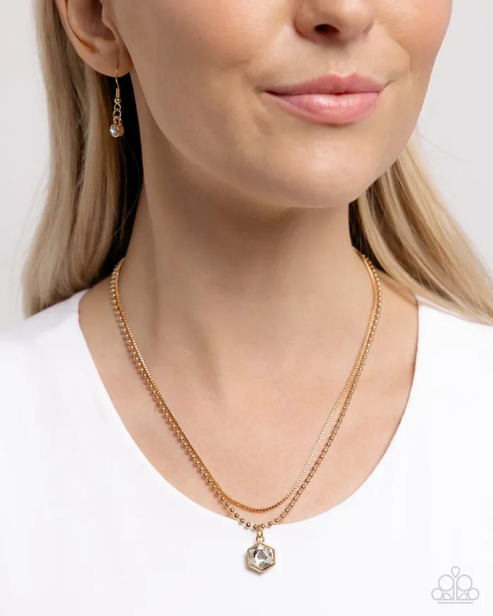 Call of the STYLE Gold Necklace Jewelry by Bretta Paparazzi Accessories Necklaces Call of the STYLE Gold Necklace Jewelry by Bretta Paparazzi Accessories Necklaces