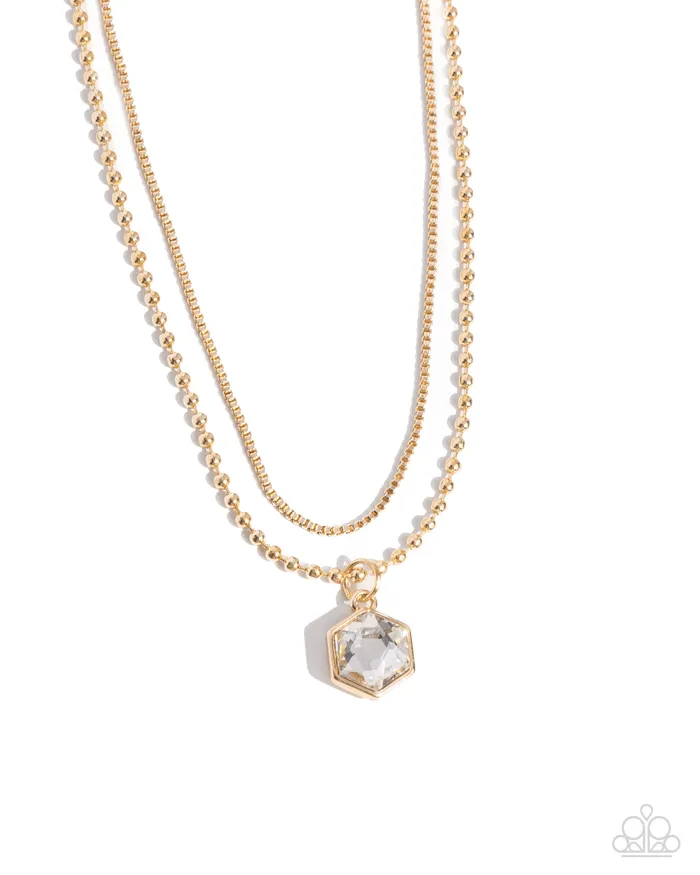 Call of the STYLE Gold Necklace Jewelry by Bretta Paparazzi Accessories Necklaces