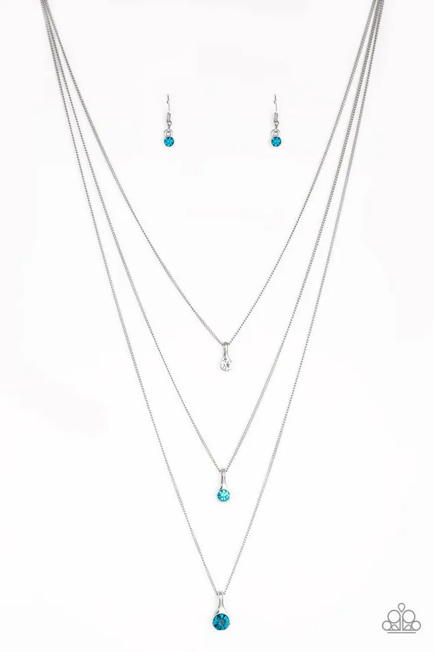 Crystal Chic Blue Necklace Jewelry By Bretta Jewelry by Bretta Necklaces