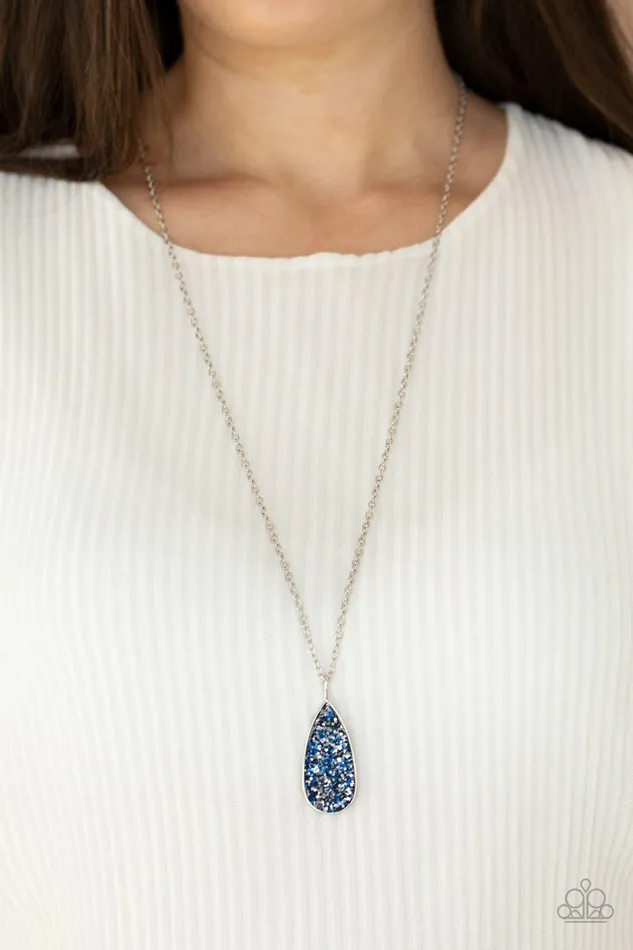 Daily Dose of Sparkle Blue Necklace Jewelry by Bretta Paparazzi Accessories Necklaces Daily Dose of Sparkle Blue Necklace Jewelry by Bretta Paparazzi Accessories Necklaces