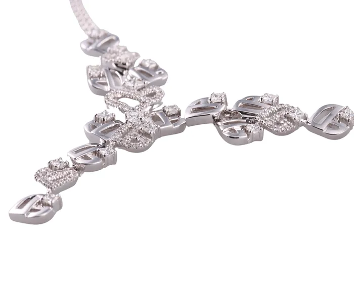Damiani 172ctw Diamond 18k Gold Necklace Damiani Necklaces