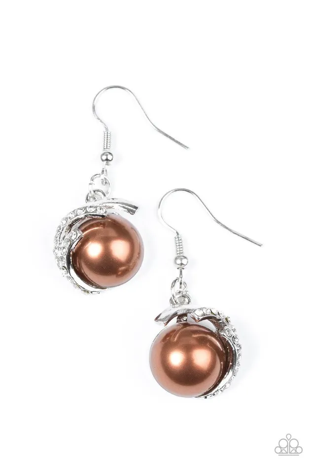 Earrings Paparazzi Accessories What You SEA Is What You Get Brown Earrings Jewelry by Bretta