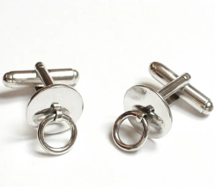 Erosmoon Necklaces STORY OF O Inspired sterling silver BDSM cuff links