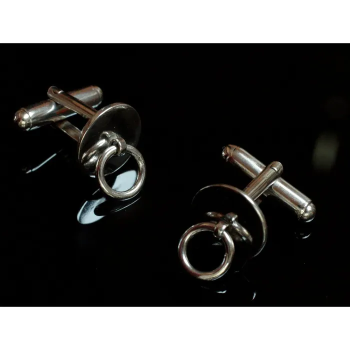 Erosmoon Necklaces STORY OF O Inspired sterling silver BDSM cuff links