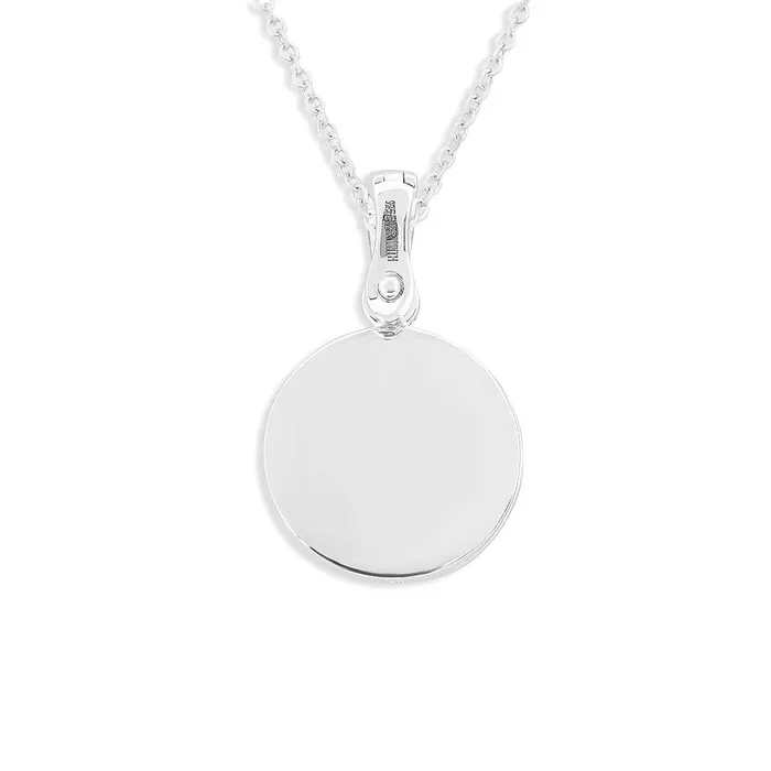EverWith Engraved Small Tree of Life Drawing Memorial Pendant with Fine Crystal EverWith Necklaces