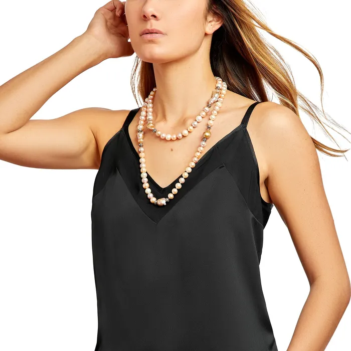 Kamo by Kary Brittingham Necklaces Pearl Baroque Pearl Moonstone Necklace