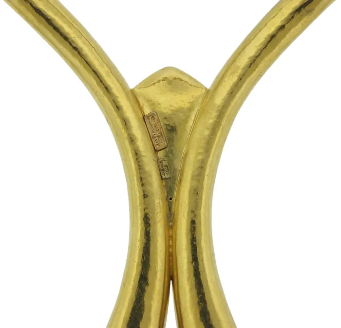 Lalaounis Greece Gold Collar Necklace Lalaounis Necklaces