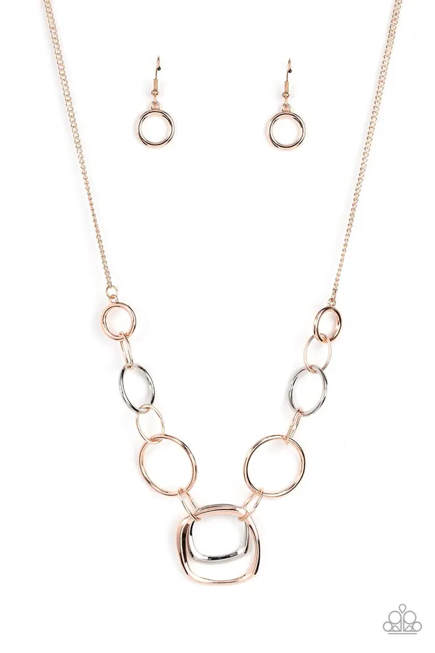 Linked Up Luminosity Multi Necklace Jewelry by Bretta Paparazzi Accessories Necklaces