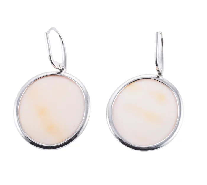 Mimi Milano Mimi Milano Aurora Diamond Mother of Pearl Gold Earrings Earrings