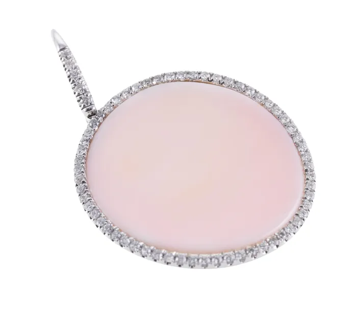 Mimi Milano Mimi Milano Aurora Diamond Mother of Pearl Gold Earrings Earrings