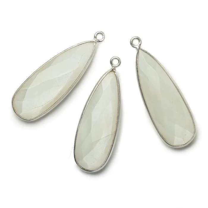 Necklaces 32x12mm Silver 925 Bezeled White Moonstone Pear Pendant 1 piece Beadsofcambaycom Necklaces 32x12mm Silver 925 Bezeled White Moonstone Pear Pendant 1 piece Beadsofcambaycom