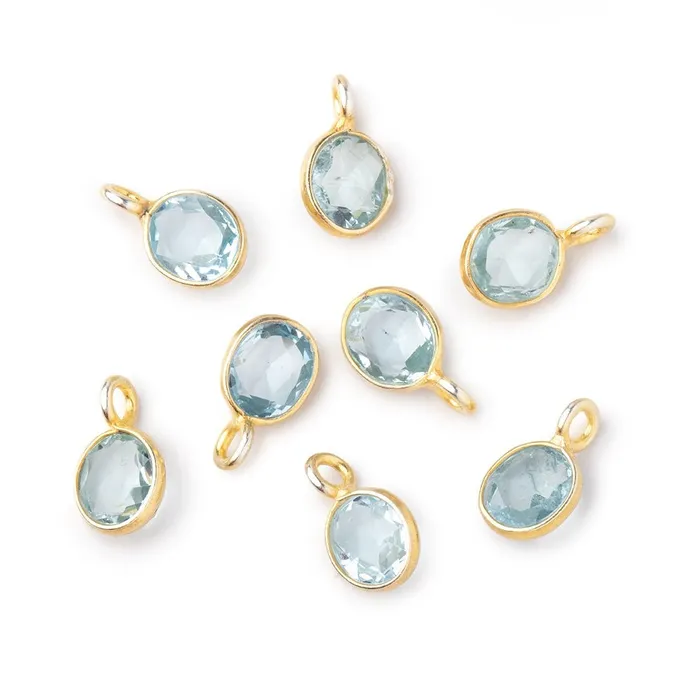 Necklaces 7x6mm Vermeil Bezel Blue Topaz Rose Cut Oval Pendant 1 piece Beadsofcambaycom Necklaces 7x6mm Vermeil Bezel Blue Topaz Rose Cut Oval Pendant 1 piece Beadsofcambaycom