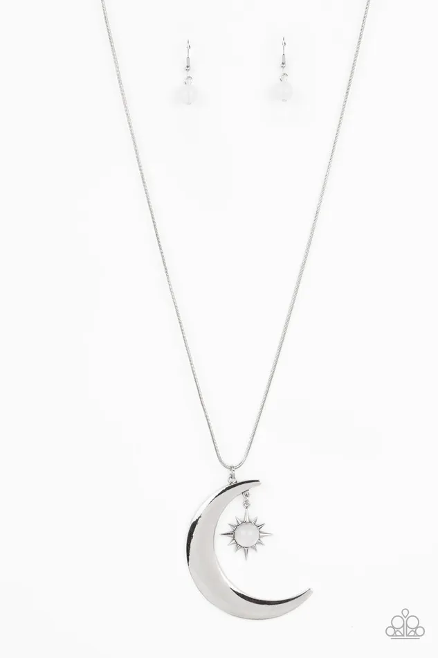 Necklaces Paparazzi Accessories Astral Ascension White Necklace Jewelry by Bretta