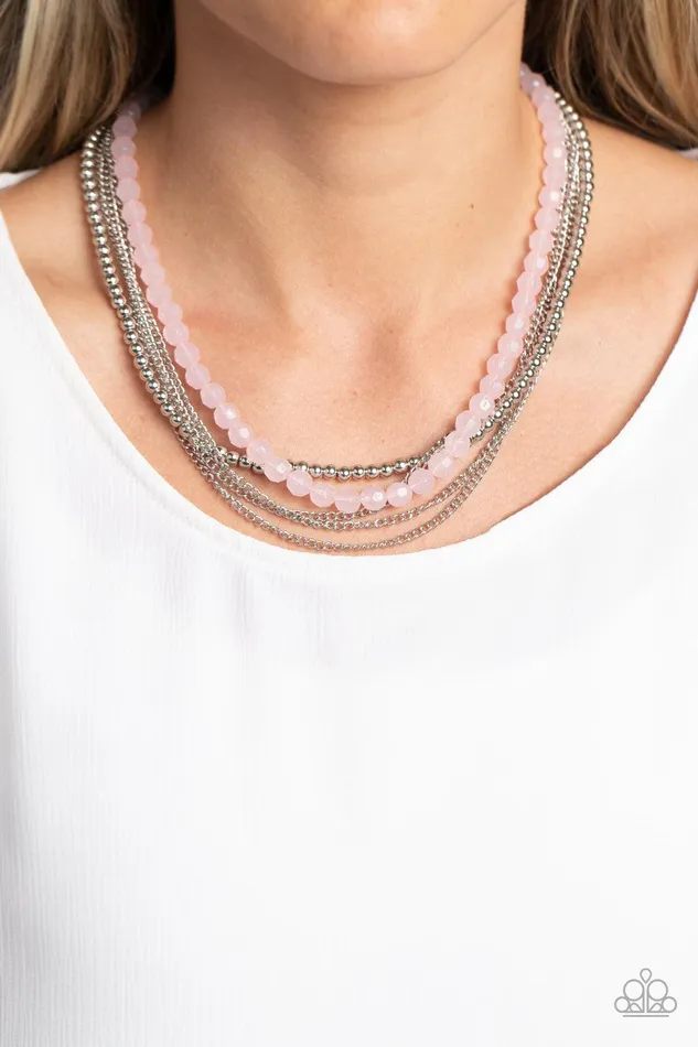 Necklaces Paparazzi Accessories Boardwalk Babe Pink Necklace Jewelry by Bretta
