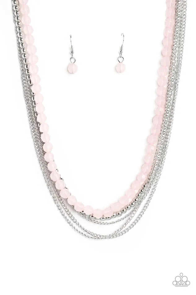 Necklaces Paparazzi Accessories Boardwalk Babe Pink Necklace Jewelry by Bretta