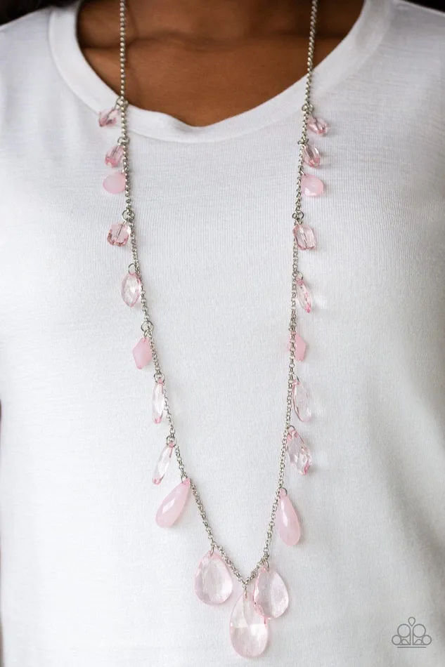 Necklaces Paparazzi Accessories GLOW And Steady Wins The Race Pink Necklace Jewelry By Brretta Necklaces Paparazzi Accessories GLOW And Steady Wins The Race Pink Necklace Jewelry By Brretta
