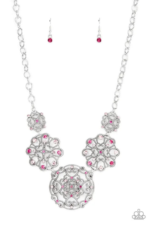 Necklaces Paparazzi Accessories Royally Romantic Pink Necklace Jewelry by Bretta