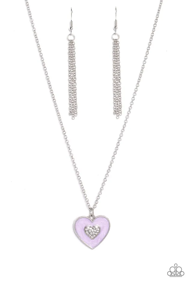 Necklaces Paparazzi Accessories So This Is Love Purple Necklace Jewelry by Bretta