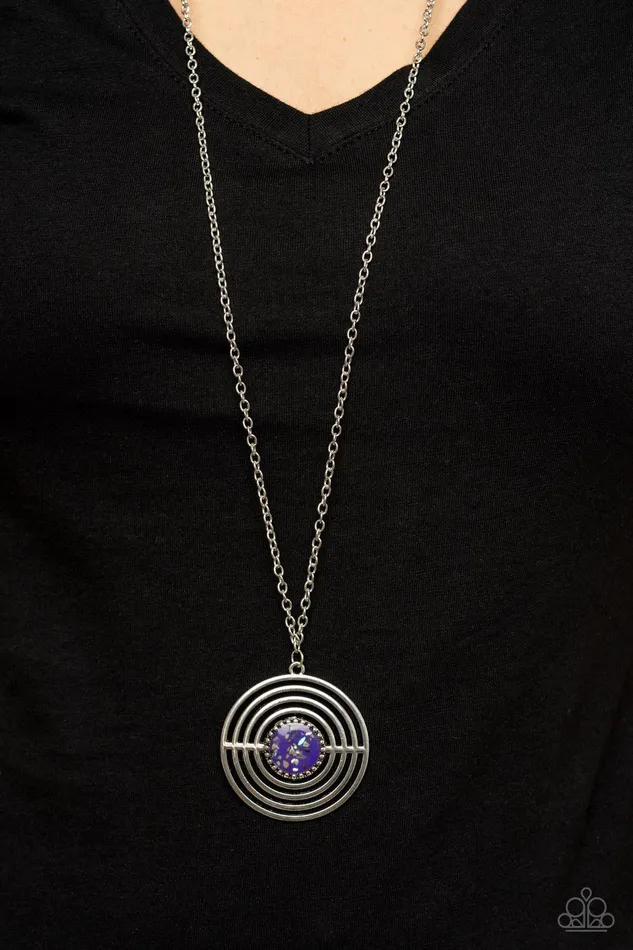 Necklaces Paparazzi Accessories Targeted Tranquility Purple Necklace Jewelry by Bretta Necklaces Paparazzi Accessories Targeted Tranquility Purple Necklace Jewelry by Bretta