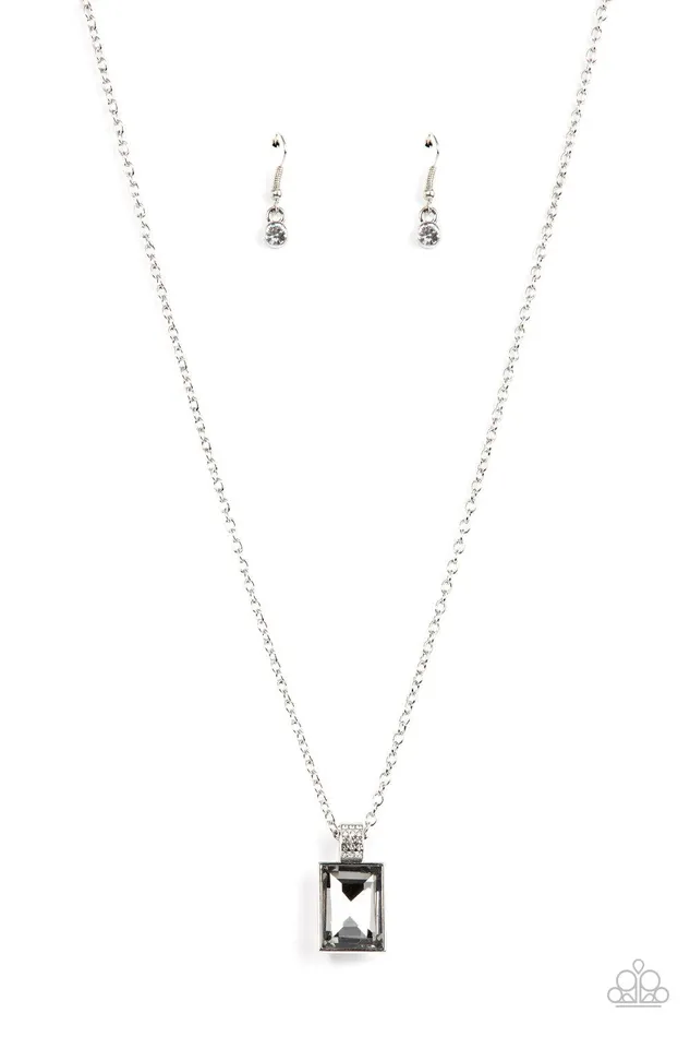 Necklaces Paparazzi Accessories Understated Dazzle Silver Necklace Jewelry by Bretta