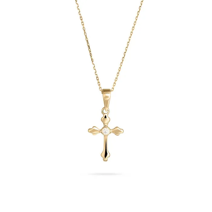 Necklaces Senso Gold Senso Cross Necklace